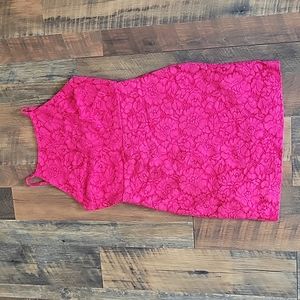 Forever 21 Barbie Pink Dress SZ L